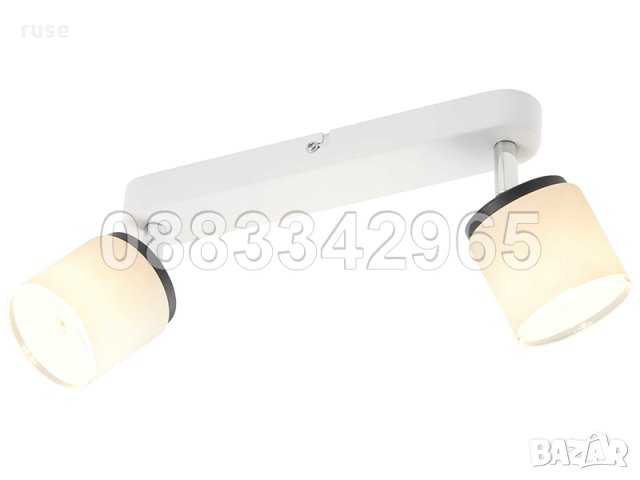 НОВИ! Осветително тяло с 2 въртящи спота и 2 броя LED крушки G9 мат