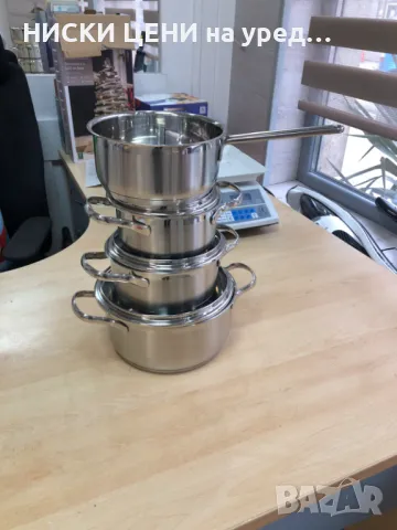 ELO-стоманени съдове за готвене 4 бр, снимка 2 - Прибори за хранене, готвене и сервиране - 49258675