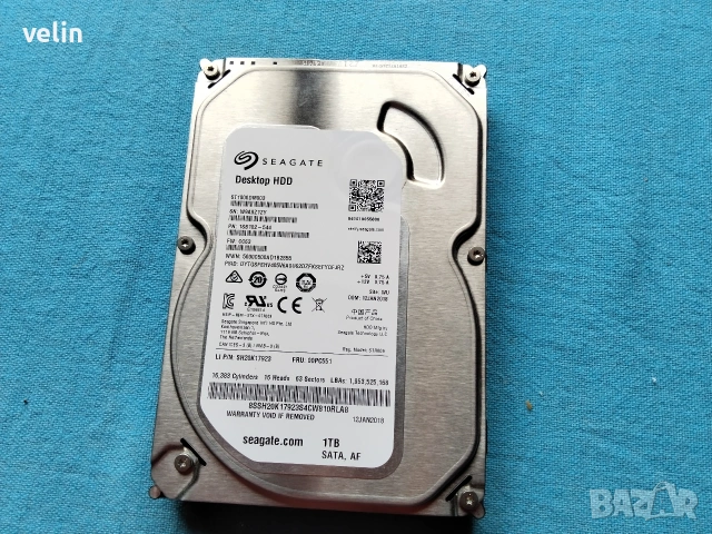 1 TB HARD DISK за настолен компютър - перфектен , снимка 8 - Работни компютри - 54013630