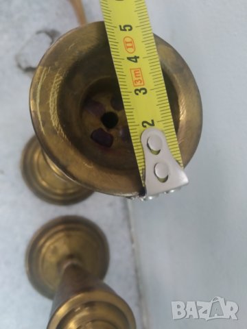 два барокови свещници-комплект, снимка 5 - Антикварни и старинни предмети - 37837943