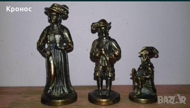 Стари медни фигури, снимка 3 - Антикварни и старинни предмети - 29726241