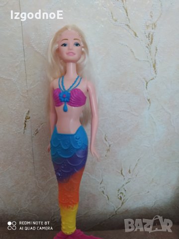 Кукла Барби русалка, снимка 3 - Кукли - 30695205