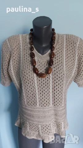 Три различни броя / Винтидж! Памучна блуза тип туника от плетена дантела , снимка 9 - Туники - 51017987