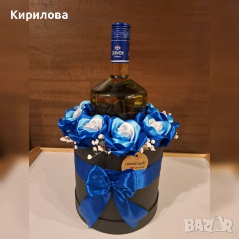 сатенени рози и букети, снимка 15 - Други - 50901284