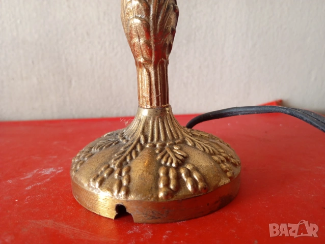Винтидж настолна лампа, снимка 3 - Настолни лампи - 54244415