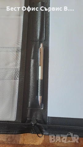 папка за документи луксозна с цип класьор и клипборд кожена черна А4, снимка 8 - Ученически пособия, канцеларски материали - 52542377