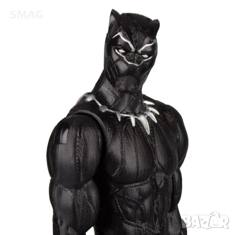 Фигурка Черната пантера Marvel Black Panther Legacy Titan Hero Black - Hasbro S_1223515, снимка 3 - Фигурки - 48053770