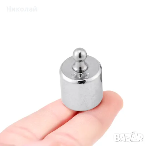   5 броя Мерилки за електронна везна 1 2 5 10 и 20 грама тежести , тежест грам теглилка, снимка 3 - Други инструменти - 47924860