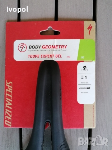 Specialized TOUPE Expert GEL, нова седалка, снимка 2 - Части за велосипеди - 51935010