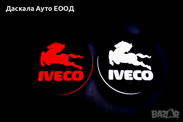 LED ЛЕД Габарити за огледало на IVECO ИВЕКО , ОБЕЦИ , Бяло-Червено 24V