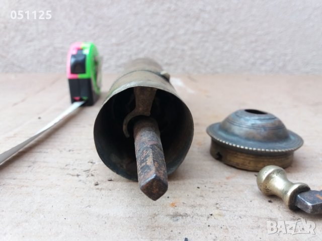 масивна брнзова кафемелачка - османска с маркировка , снимка 7 - Антикварни и старинни предмети - 31577843