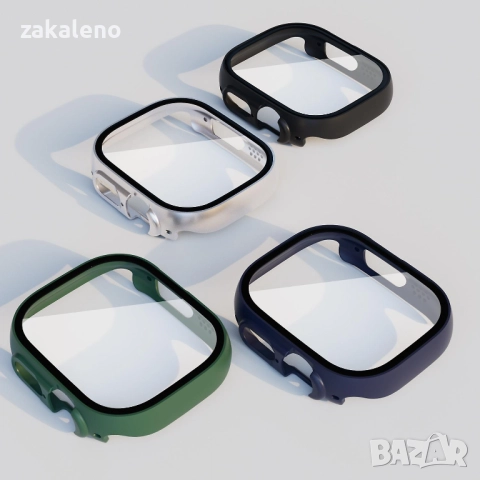 360 протектор кейс Apple Watch 8/9/10/11/SE 40/41/42/44/45/46/49 Ultra, снимка 3 - Фолия, протектори - 52169816