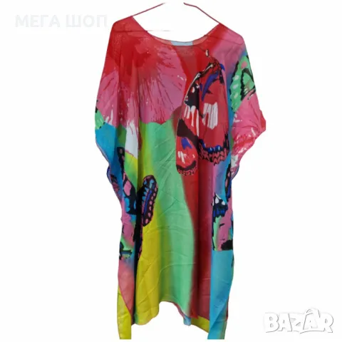 Плажна туника 90x90 – Перфектният избор за стил и комфорт през лятото, снимка 2 - Туники - 50193047