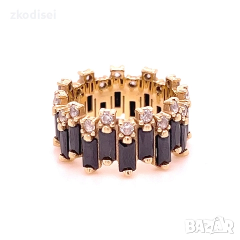 Златен дамски пръстен 8,13гр. размер:53 14кр. проба:585 модел:33829-3, снимка 2 - Пръстени - 51612833