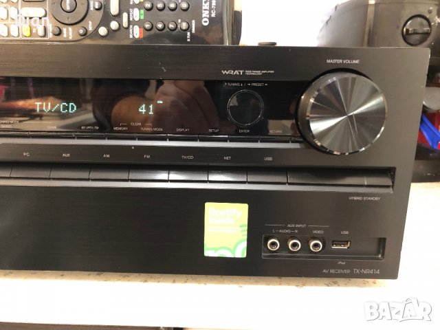 Onkyo TX-NR414, снимка 2 - Ресийвъри, усилватели, смесителни пултове - 38573152