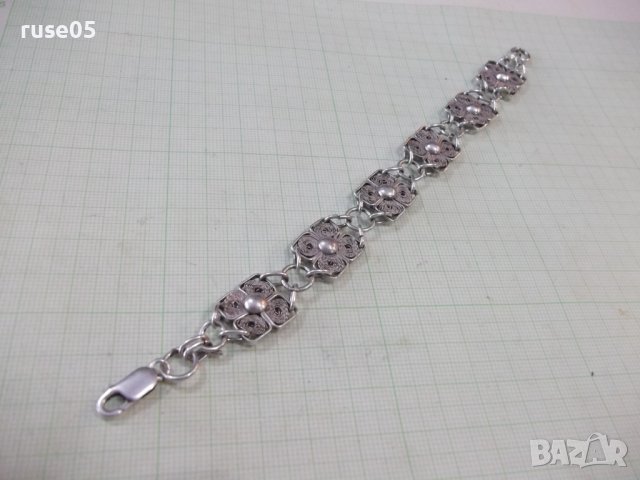 Верижка филигранна сребърна - 925 пр. - 17,30 гр., снимка 9 - Други - 37684496