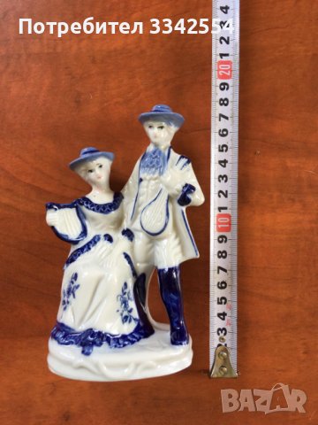 ПОРЦЕЛАН ФИГУРА СТАТУЕТКА СТАРА АНГЛИЯ, снимка 5 - Други ценни предмети - 37264984