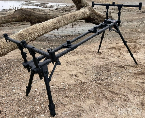 Шаранджйиска стойка за 3 броя въдици , снимка 13 - Такъми - 52896974