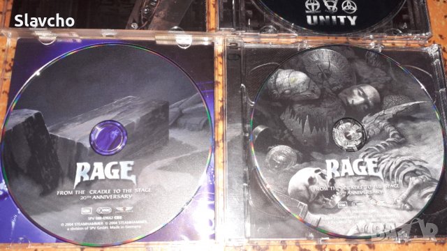 Компакт дискове на - RAGE /Speak Of The Dead /From The Cradle To The Stage/Unity, снимка 4 - CD дискове - 37800349