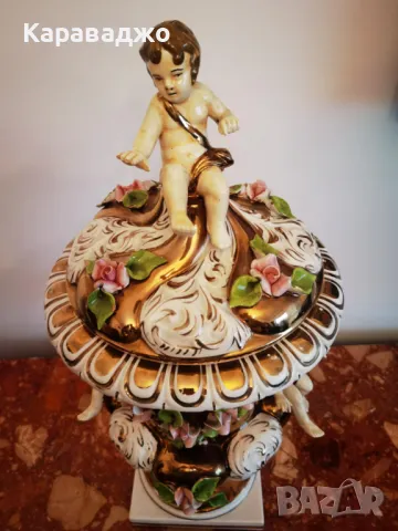 Голяма Порцеланова Декорация, снимка 2 - Вази - 48338031