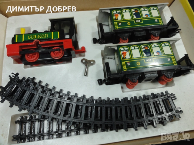 СТАРА РЕТРО СОЦ ГДР DDR МЕХАНИЧНА ИГРАЧКА ВЛАКЧЕ VULKAN, снимка 2 - Колекции - 52711788