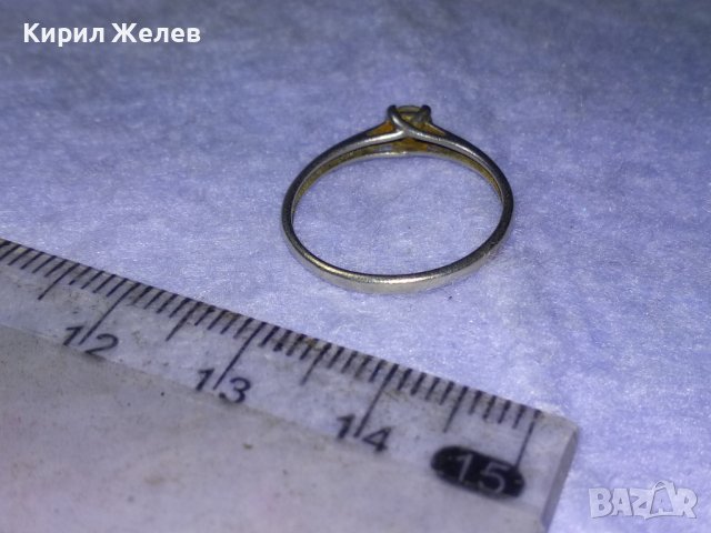 СРЕБЪРЕН СКЪПОЦЕНЕН ПРЪСТЕН СРЕБРО CBAC S925 с МАРКИРОВКА и На КАМЪКА Жълт ТОПАЗ СВАРОВСКИ 40167, снимка 11 - Пръстени - 42762737