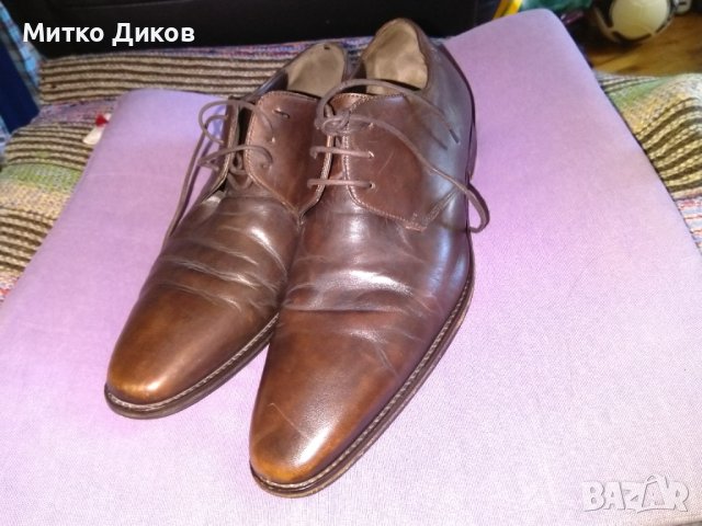 Tommy hilfiger маркови обувки естествена кожа №42 стелка 27см