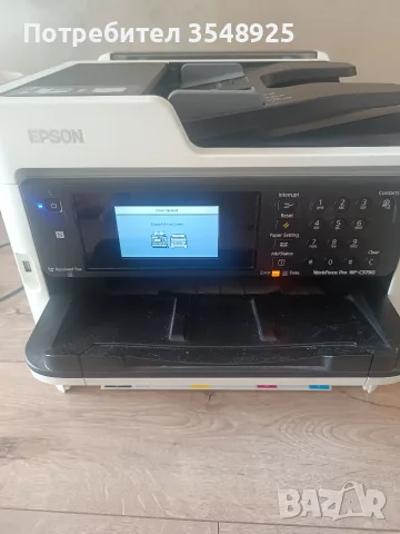 Принтер EPSON WorkForce Pro WF-C5790 за ремонт или части, снимка 6 - Принтери, копири, скенери - 56437620