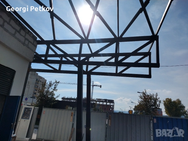 изработка на метални конструкции огради парапети и всичко от метал., снимка 9 - Гаражни врати - 53111721