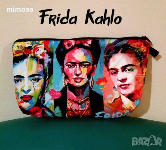 Фрида Кало несесери с принт, снимка 4 - Портфейли, портмонета - 41167508