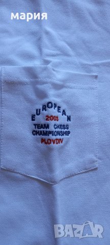 Европейско по шах 2003г нова тениска, снимка 2 - Фен артикули - 36617421