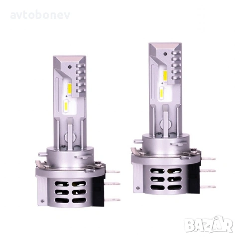 LED крушки A8 - H1/H3/H4/H7/H15 - 6500K - 12V/36W, к-т/2бр/, снимка 14 - Аксесоари и консумативи - 51137693