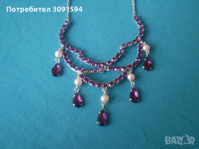 Старо дамско колие огърлица арт деко , снимка 11 - Антикварни и старинни предмети - 37891701