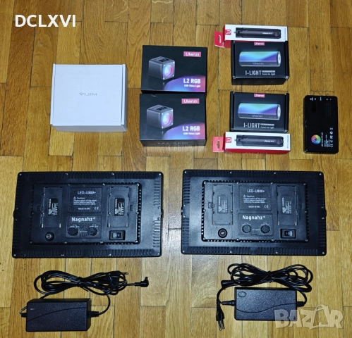 Лампи за фотография - Ulanzi, снимка 3 - Светкавици, студийно осветление - 52576969