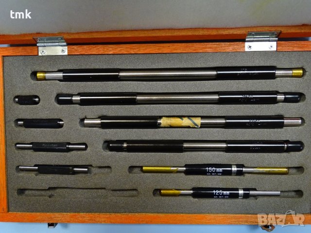 комплект микрометри Mitutoyo 193-904 outside micrometer 0-300mm, снимка 6 - Други машини и части - 38638807