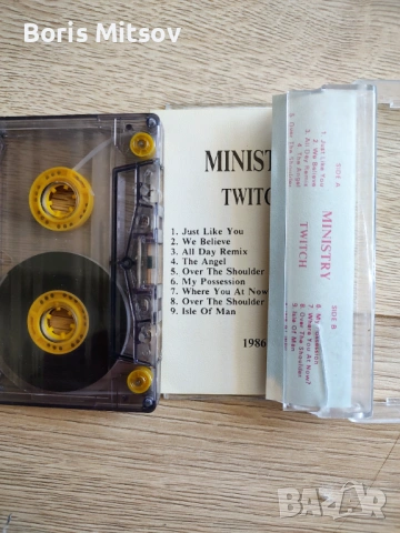 Ministry - Twitch касета , снимка 2 - Аудио касети - 54317779