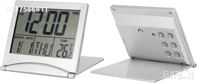 █▬█ █ ▀█▀ЕЛЕКТРОНЕН ЧАСОВНИК.НАСТОЛЕНИ LCD ДИГИТАЛЕНИ ЧАСОВНИЦИ С ТЕМПЕРАТУРА.ЛЕД ДИГИТАЛЕН БУДИЛНИК, снимка 6 - Други - 50393978