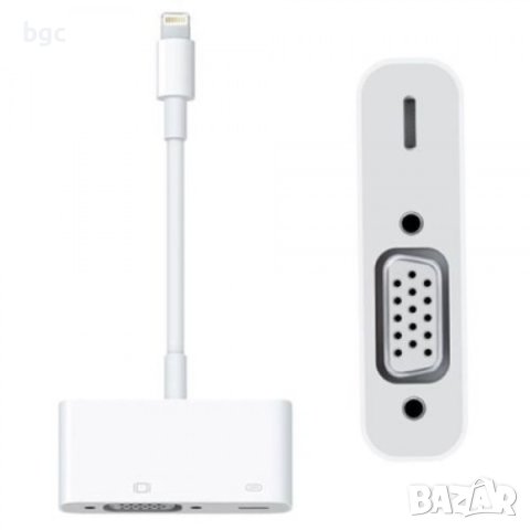 ЧИСТО НОВ Aдаптер Apple Lightning to VGA Adapter (MD825ZM/A) 