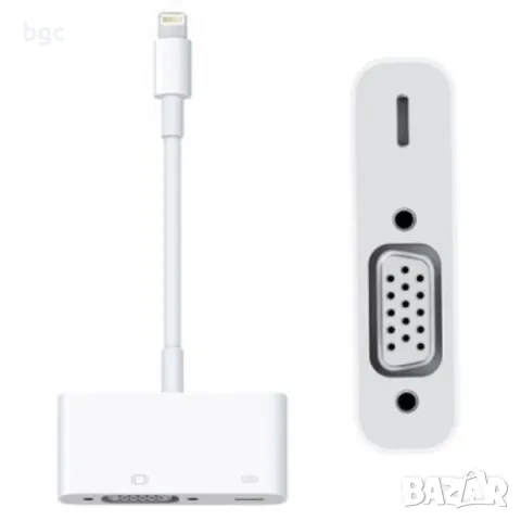 ЧИСТО НОВ Aдаптер Apple Lightning to VGA Adapter (MD825ZM/A) , снимка 2 - Аксесоари за Apple - 49629798
