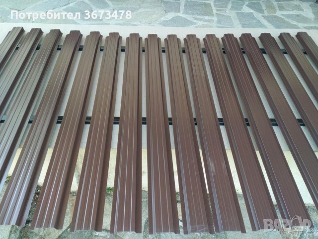 Метално пано за ограда, Цвят КАФЯВ/RAL8017, 1250 х 2000мм, снимка 9 - Огради и мрежи - 40073019