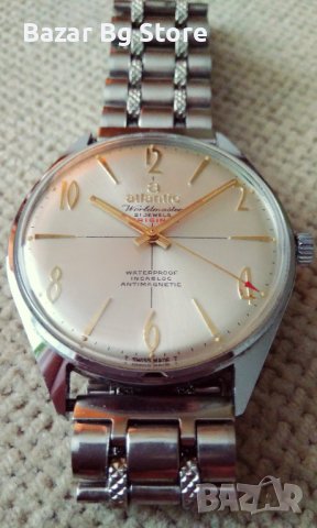 Луксозен мъжки ръчен часовник ATLANTIC Worldmaster Swiss., снимка 1 - Луксозни - 38156421
