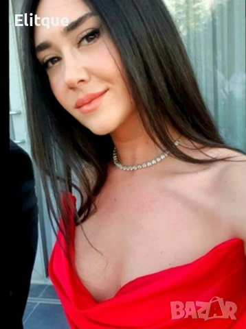 ⭐️Дълги сатенени рокли с цепка, снимка 3 - Рокли - 53195522