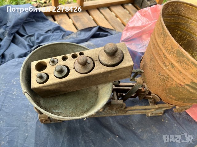 Везна, снимка 2 - Антикварни и старинни предмети - 39172708