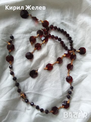 СТАРО КОЛИЕ от ГРАНАТ и БРОНЗ с ПОЗЛАТА 12697, снимка 15 - Антикварни и старинни предмети - 29555319