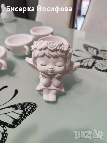 Заготовки  за вашите проекти + Кашпи съдове от керамична смес , снимка 6 - Вази - 50963283