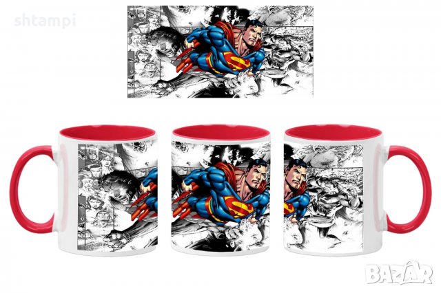 Чаша DC Superman 03,Керамична Чаша, Кафе Чай, Игра,Изненада,Подарък,Повод,Празник,Рожден Ден, снимка 5 - Чаши - 38512437