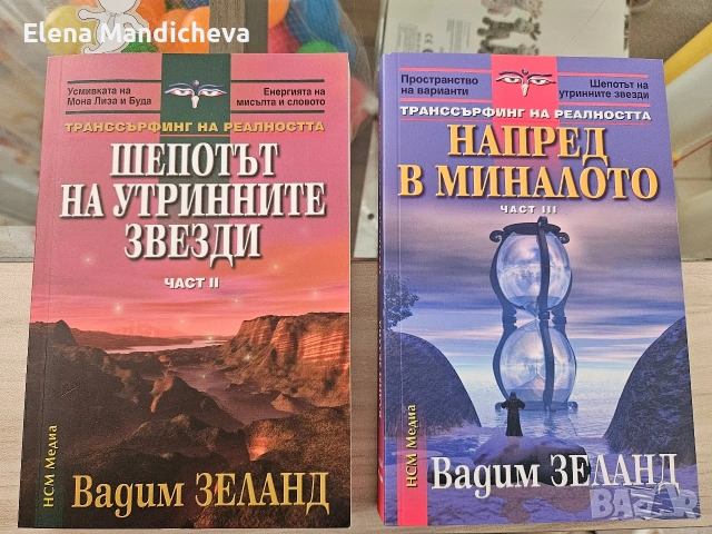 Книга за транфирмацията на човек и силата на мисълта Напред в миналото Автор Вадим Зеланд