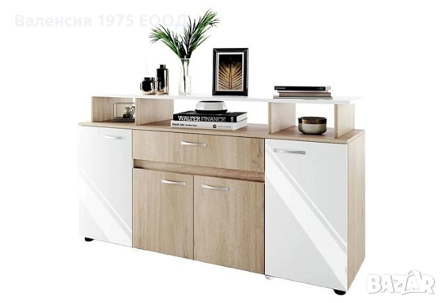 Скрин Сити 3056 сонома, орех или комбинация бяло/ арвен, снимка 9 - Скринове - 36581924