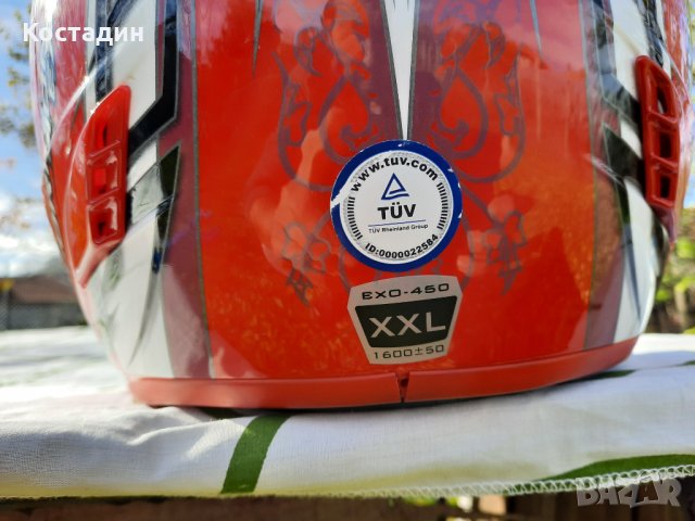 Мото каска SKORPION exo   размер XXL  , снимка 7 - Аксесоари и консумативи - 34971716