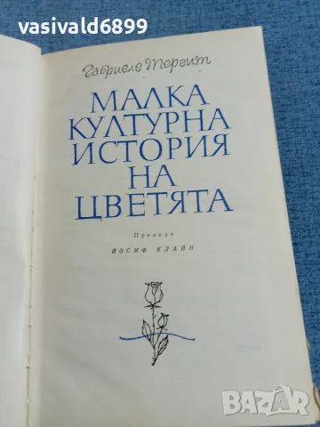 Габриеле Тергит - Малка културна история на цветята 
